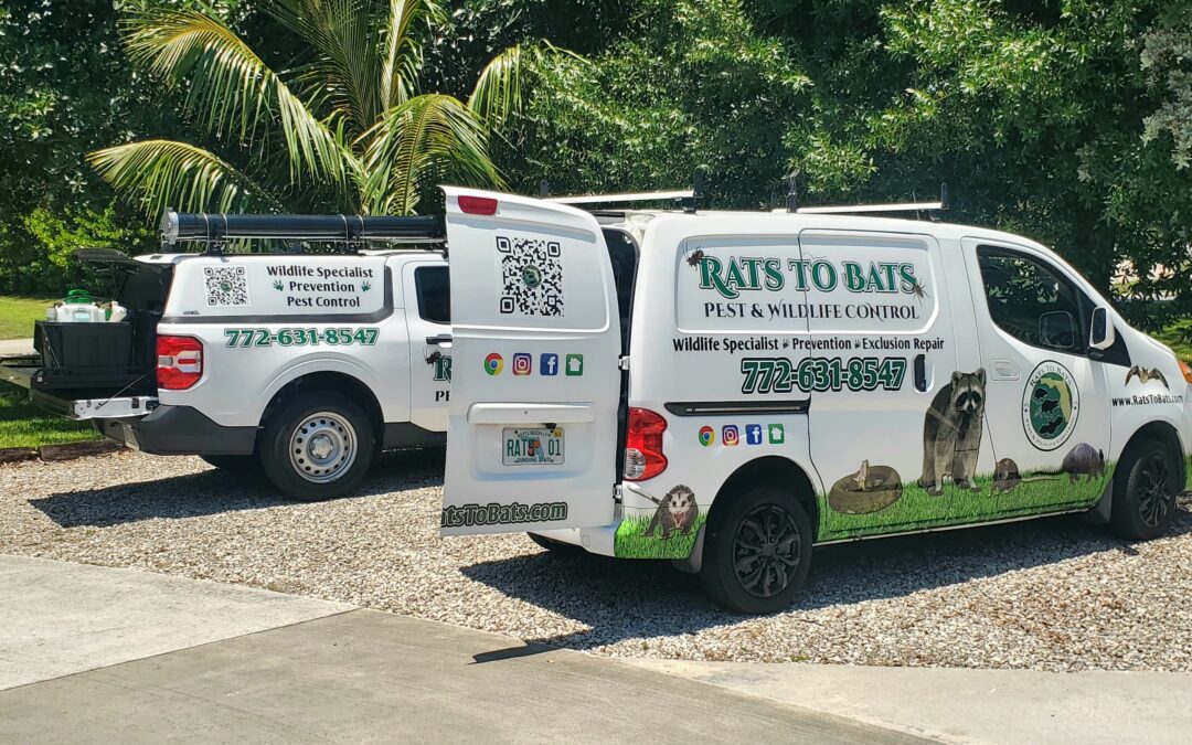 Rats to Bats Pest Control service vehicle